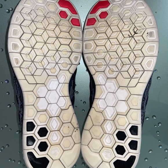 Women's Nike Free 5.0 Gray w/ Hot Pink Size 7.5 - Picture 6 of 6